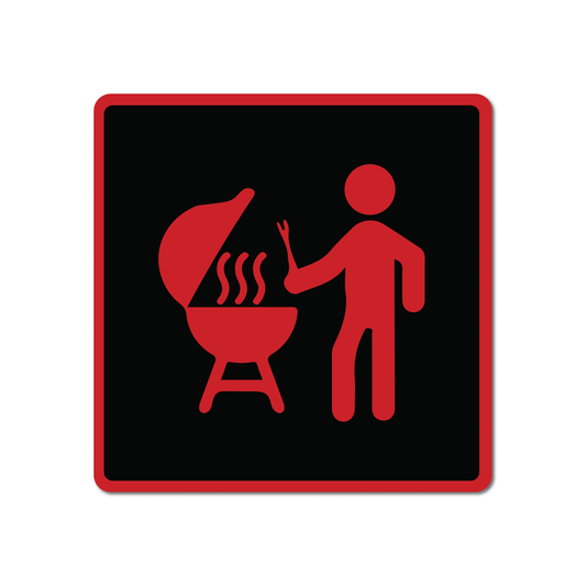 BBQ Metal Sign