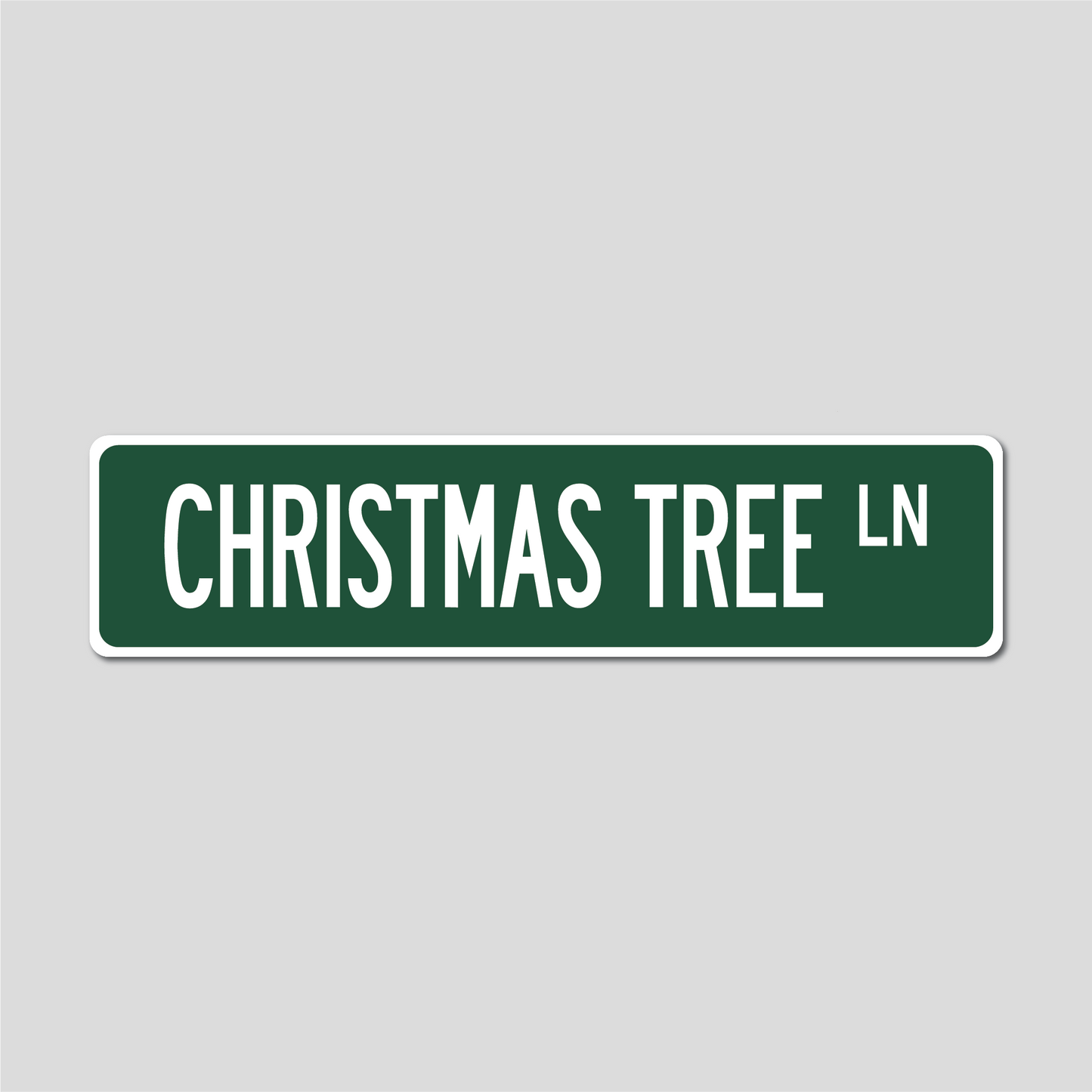 Christmas Tree Lane Christmas Sign