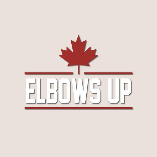 Elbows Up Canadian Decal