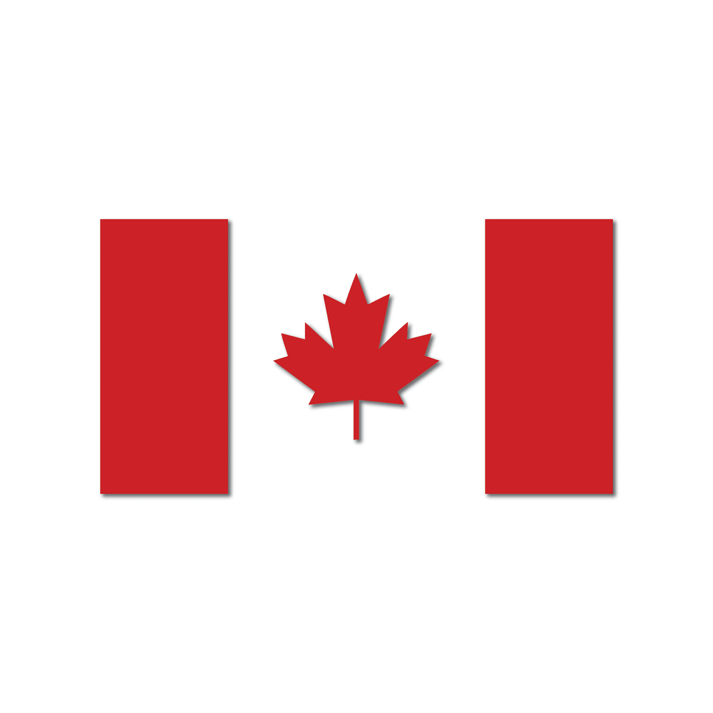 Décalcomanie du drapeau du Canada 