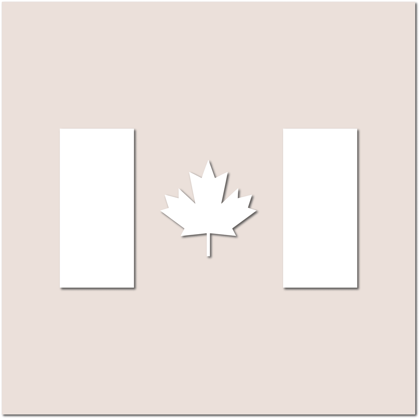 Décalcomanie du drapeau du Canada 