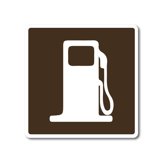 Gas Pump Mini Metal Sign