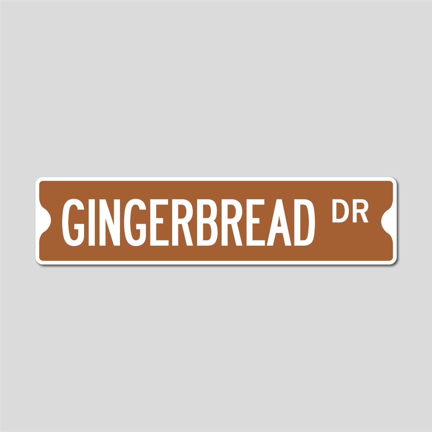 Gingerbread Dr Christmas Sign