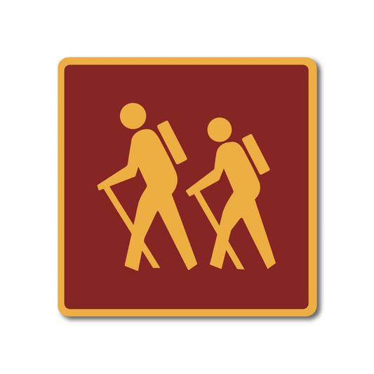 Hiker Mini Metal Sign