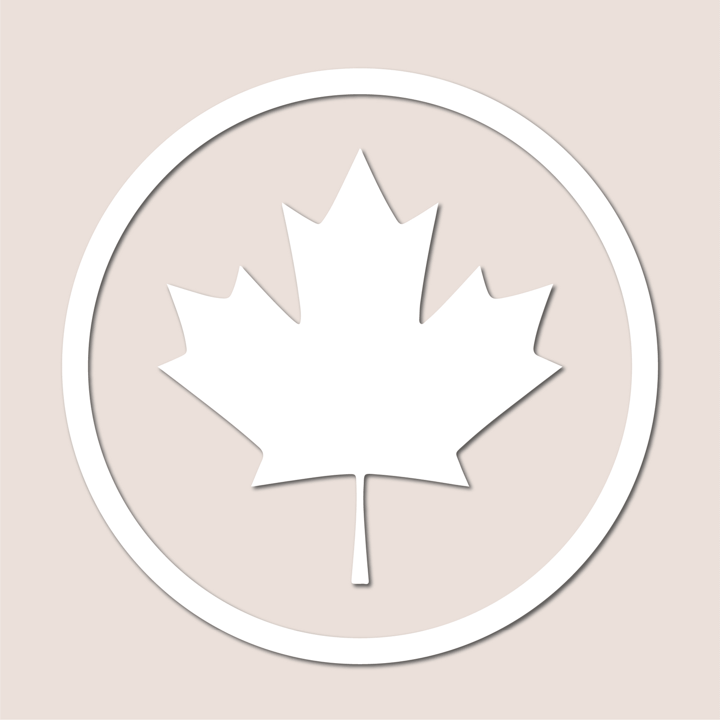 Maple Leaf Vinyl Decal