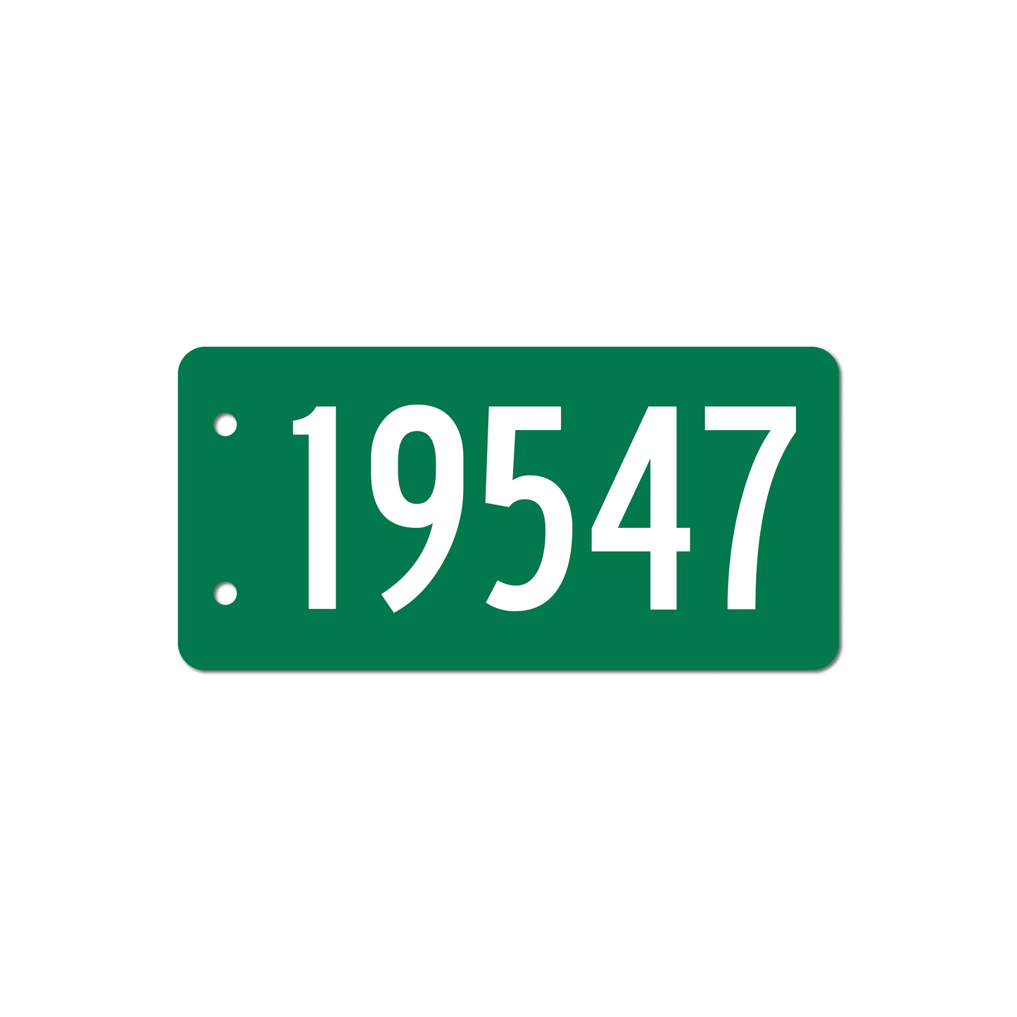 Custom Reflective Street Number Sign