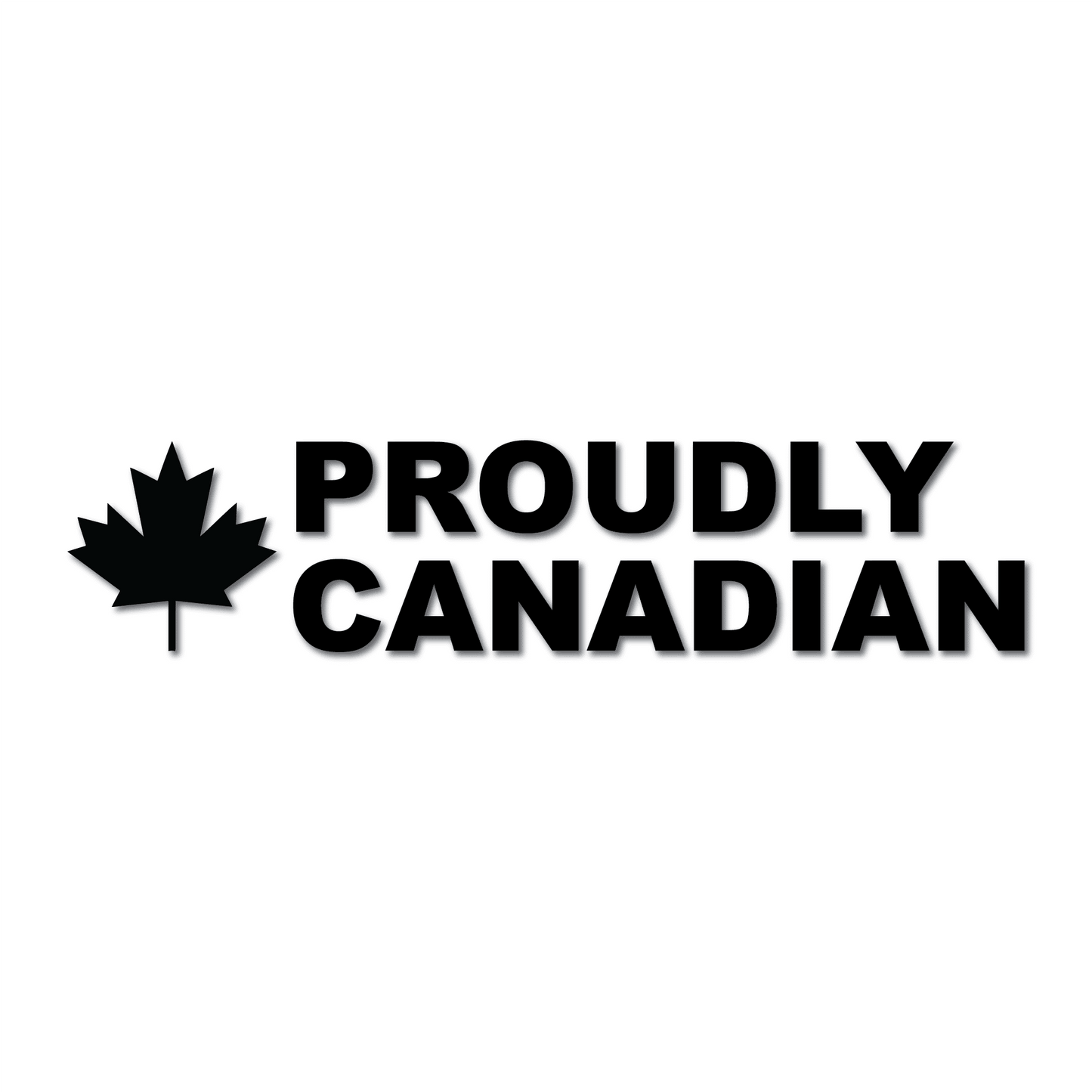 Proudly Canadian Decal