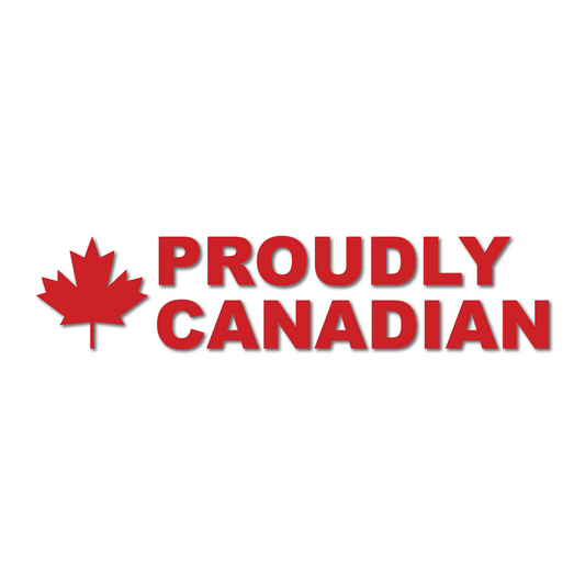 Proudly Canadian Decal