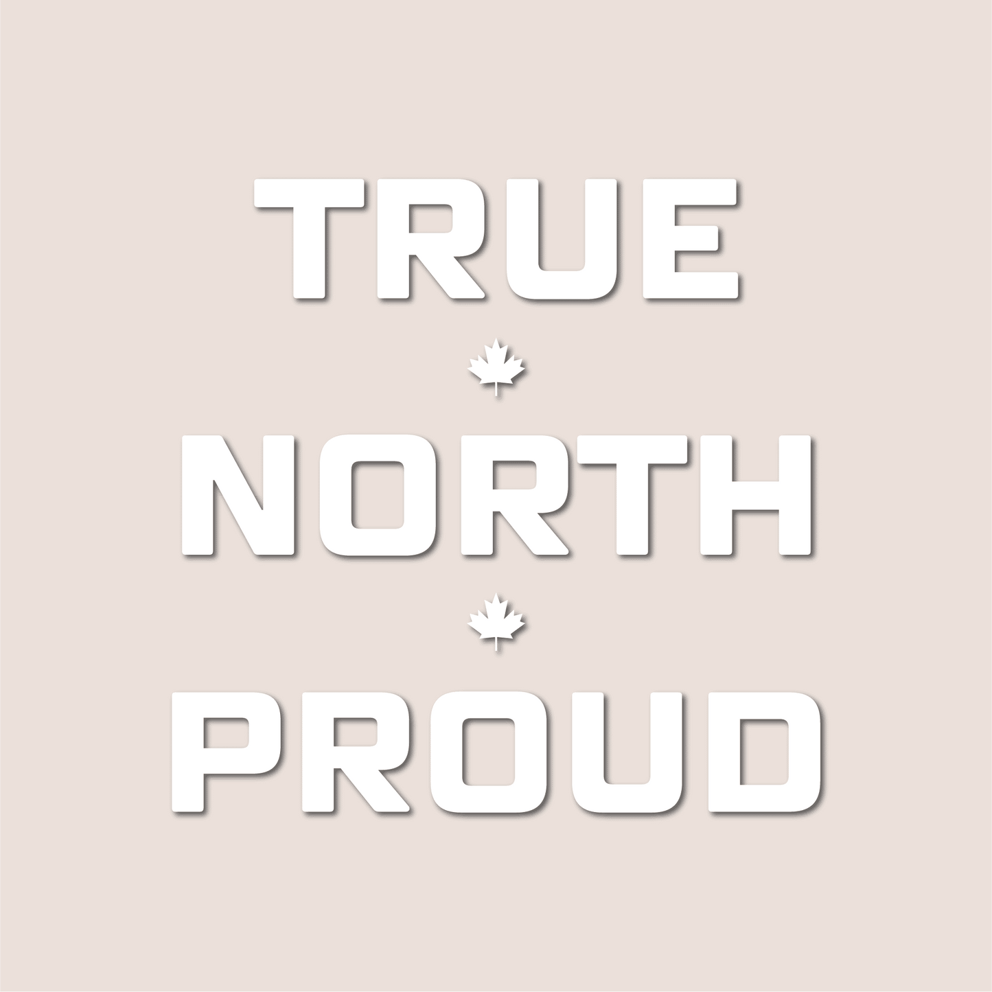 True North Proud Decal