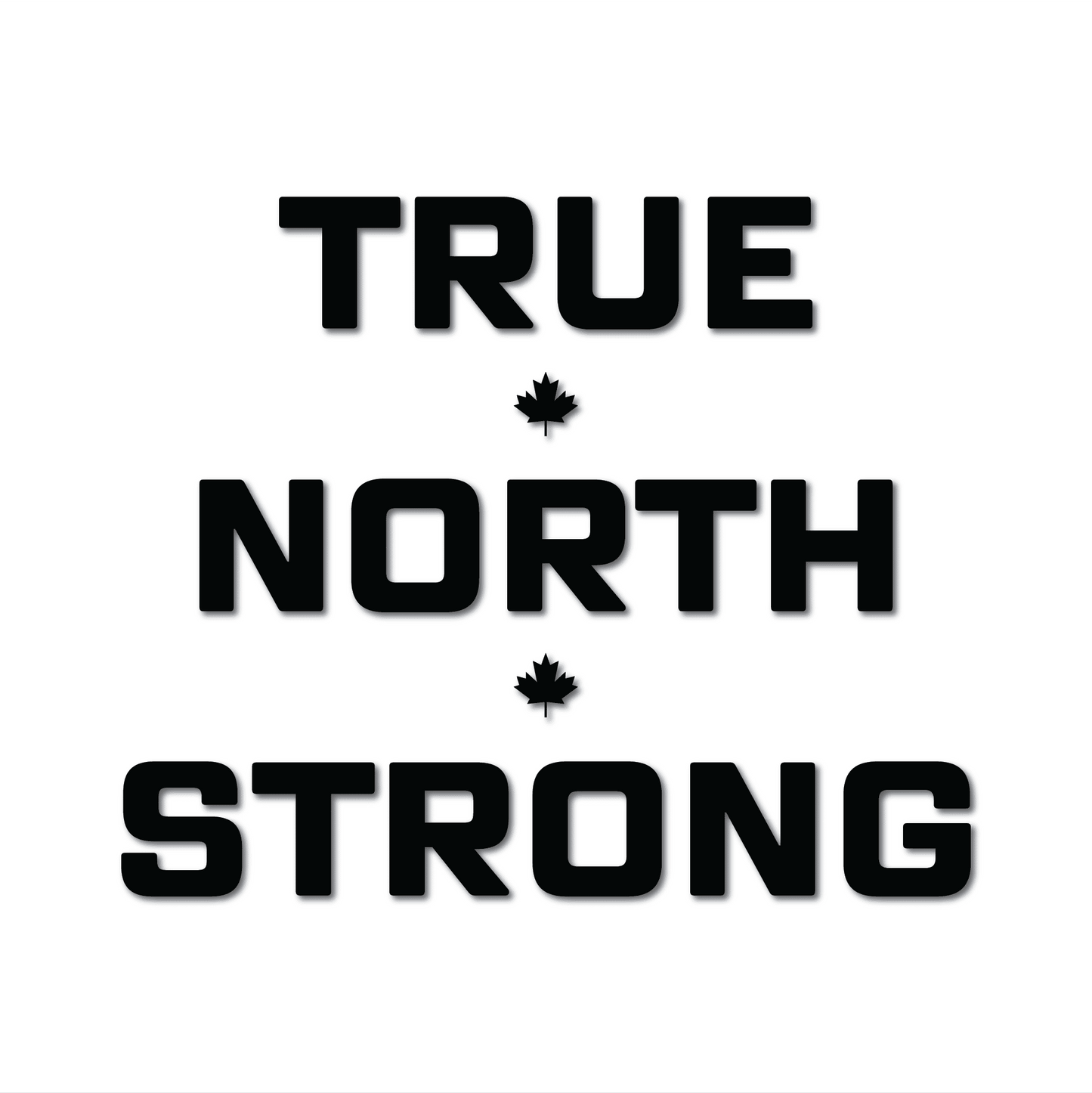 True North Strong Decal