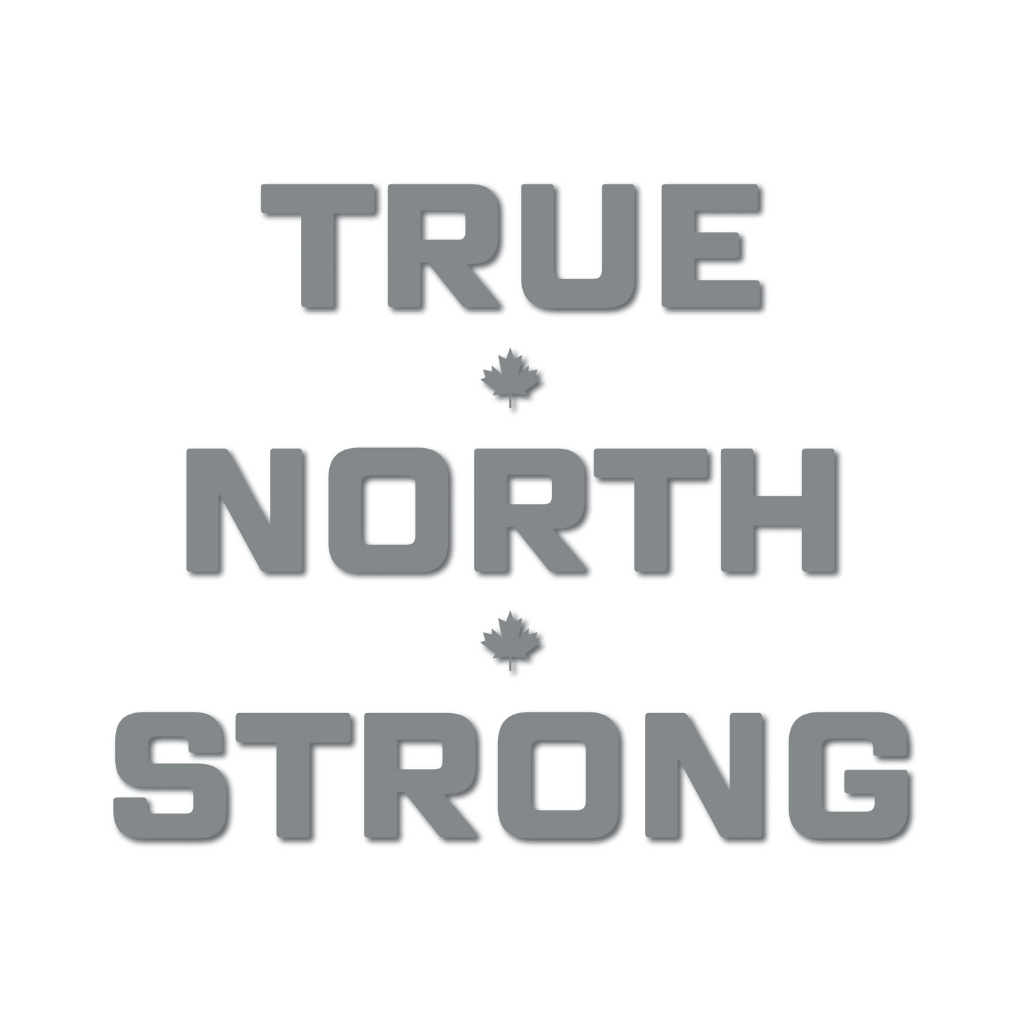 True North Strong Decal