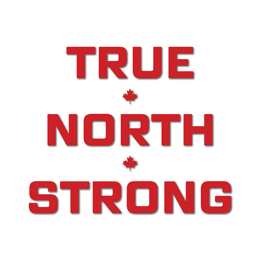 True North Strong Decal