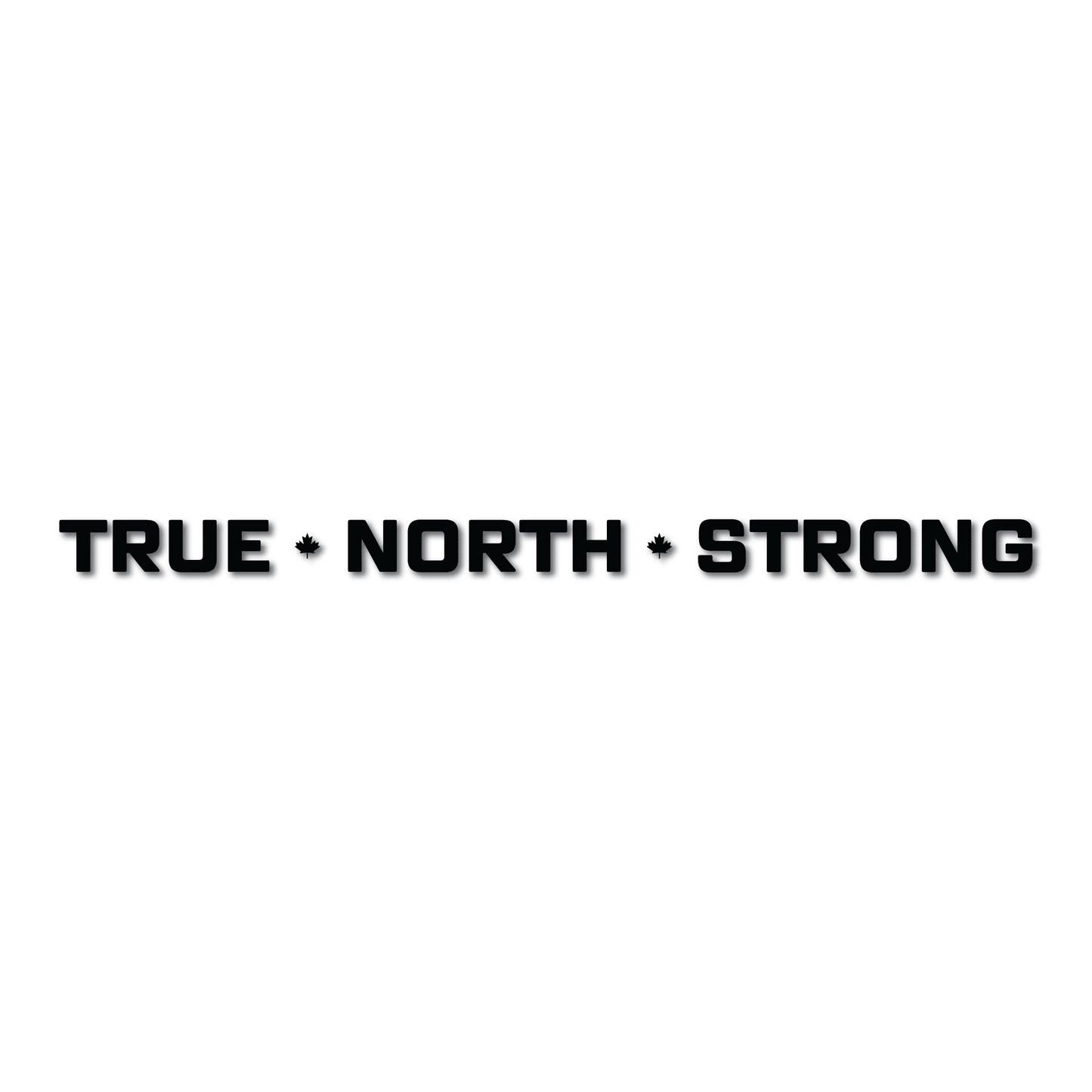 True North Strong Horizontal Decal