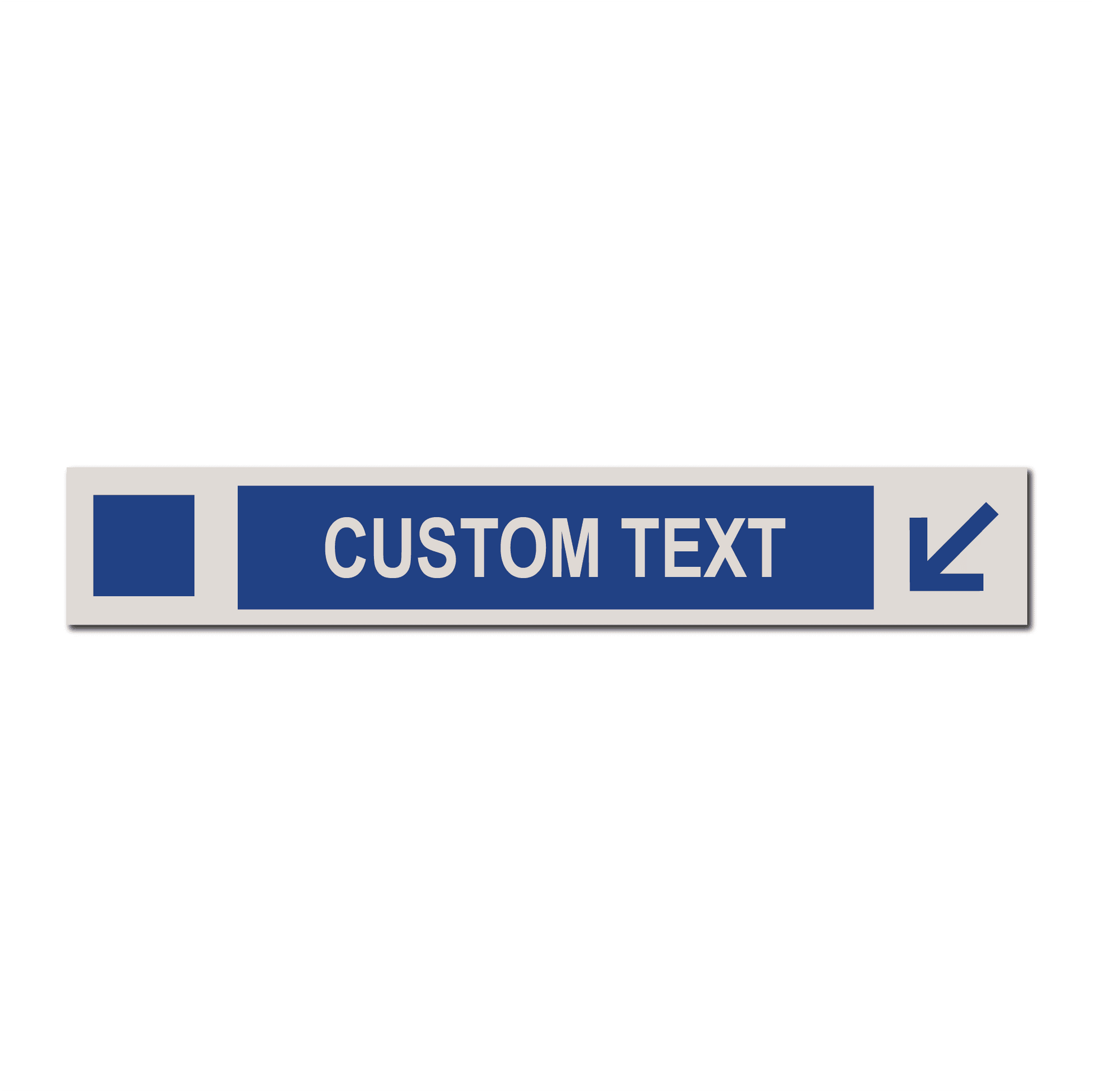 Blue/Intermediate Run - Personalized Ski Run Directional Sign - The Great Canadian CompanySKI-RUN-204