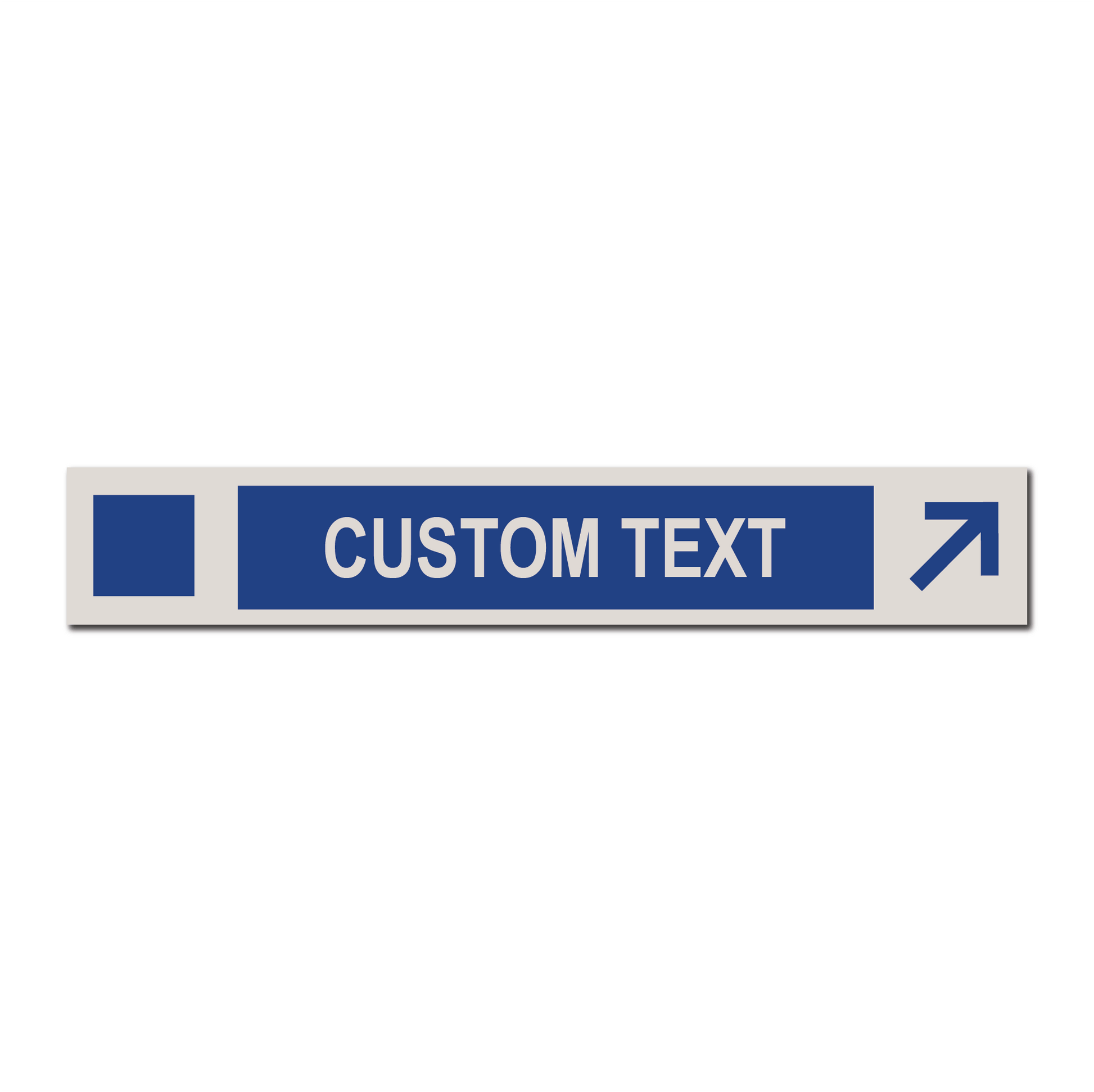 Blue/Intermediate Run - Personalized Ski Run Directional Sign - The Great Canadian CompanySKI-RUN-208