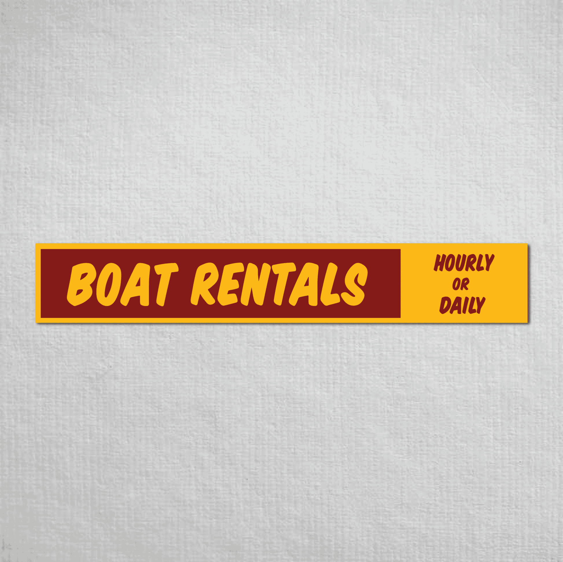 Boat Rentals Metal Sign - The Great Canadian CompanyBOAREN-1-020-030