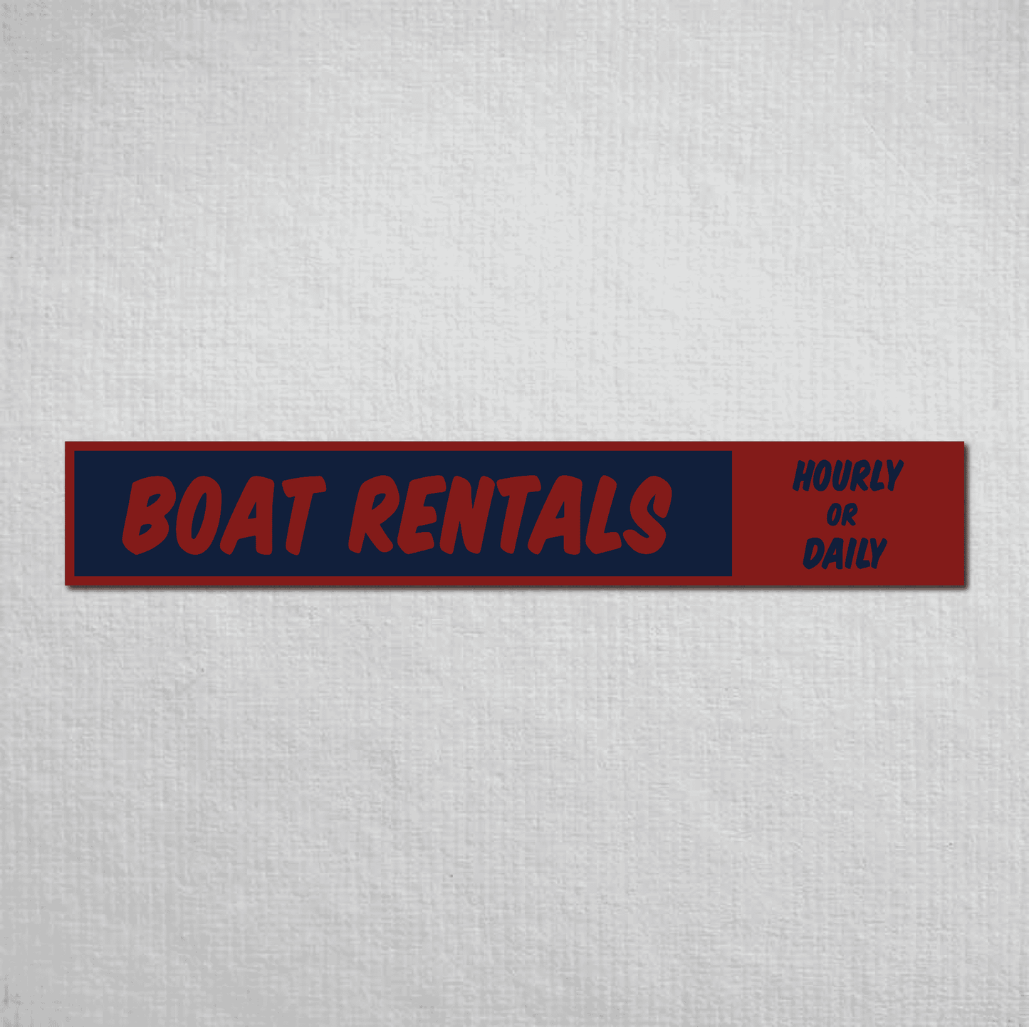 Boat Rentals Metal Sign - The Great Canadian CompanyBOAREN-1-030-562