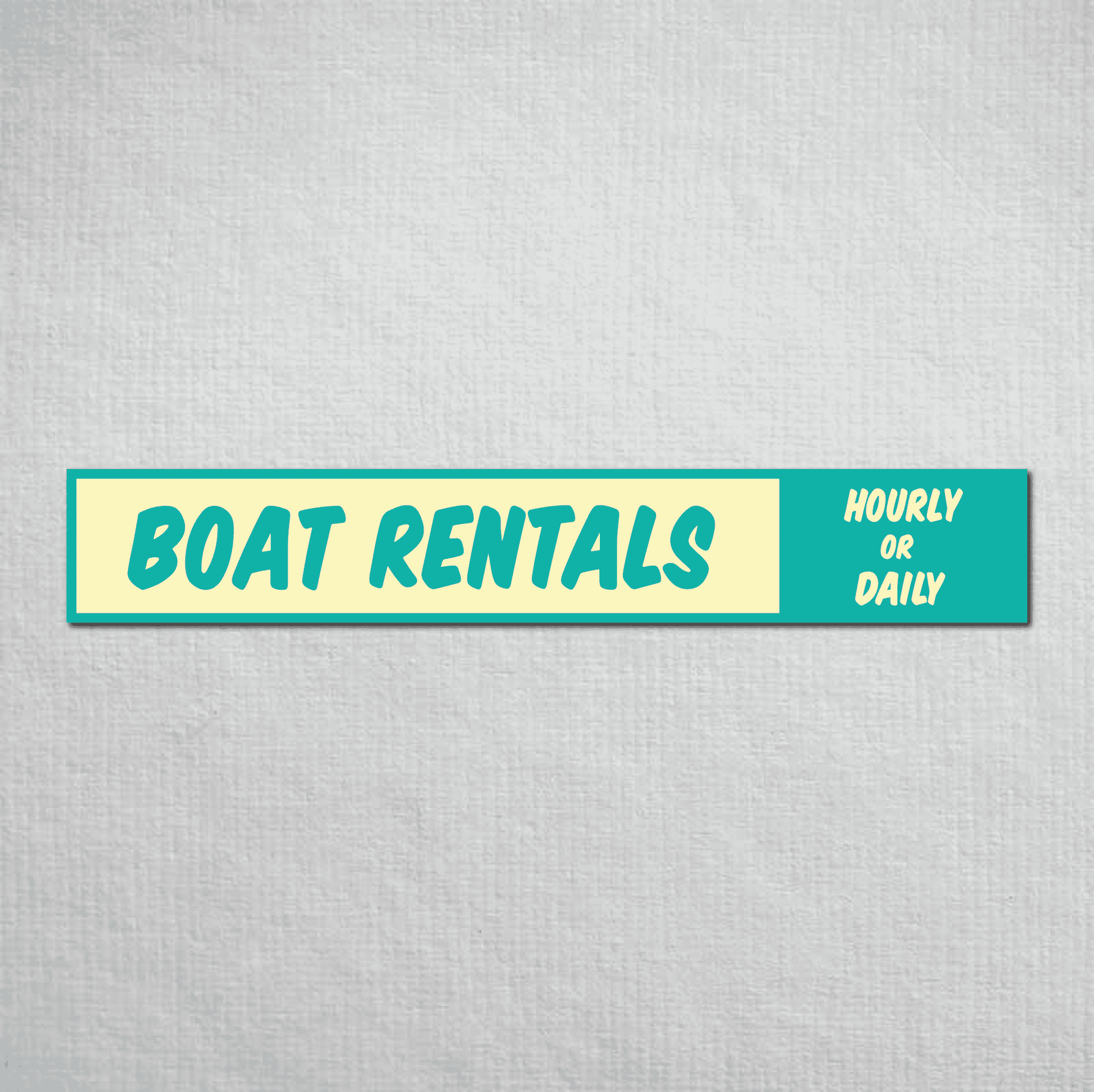 Boat Rentals Metal Sign - The Great Canadian CompanyBOAREN-1-054-023