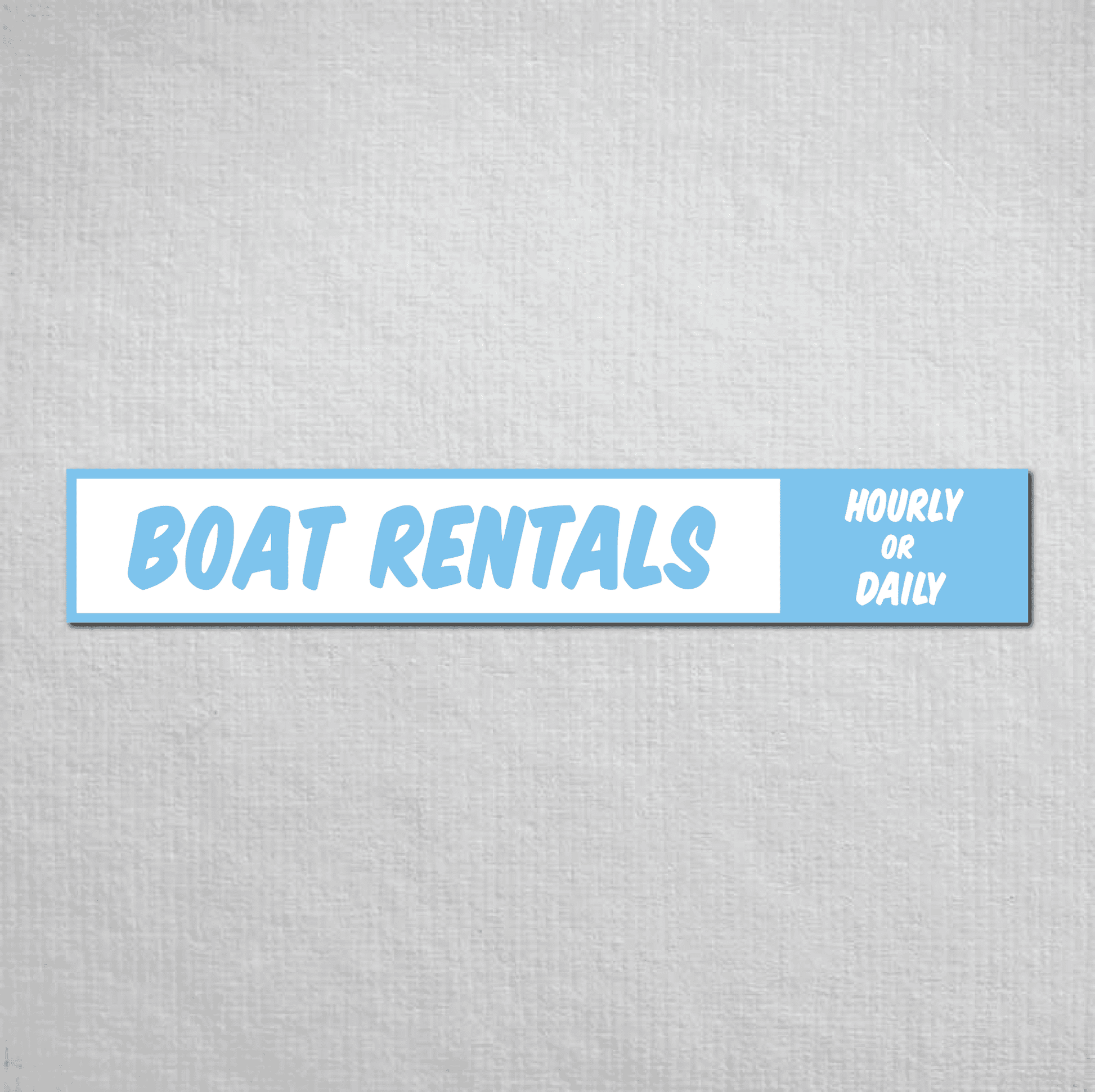 Boat Rentals Metal Sign - The Great Canadian CompanyBOAREN-1-056-010