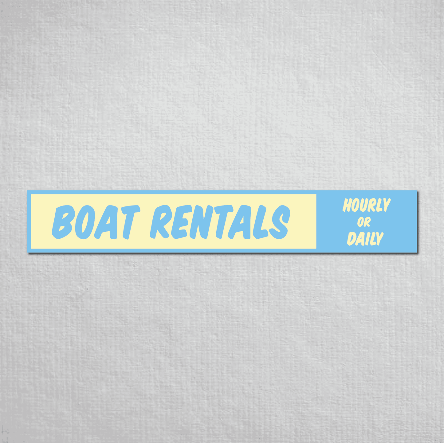 Boat Rentals Metal Sign - The Great Canadian CompanyBOAREN-1-056-023