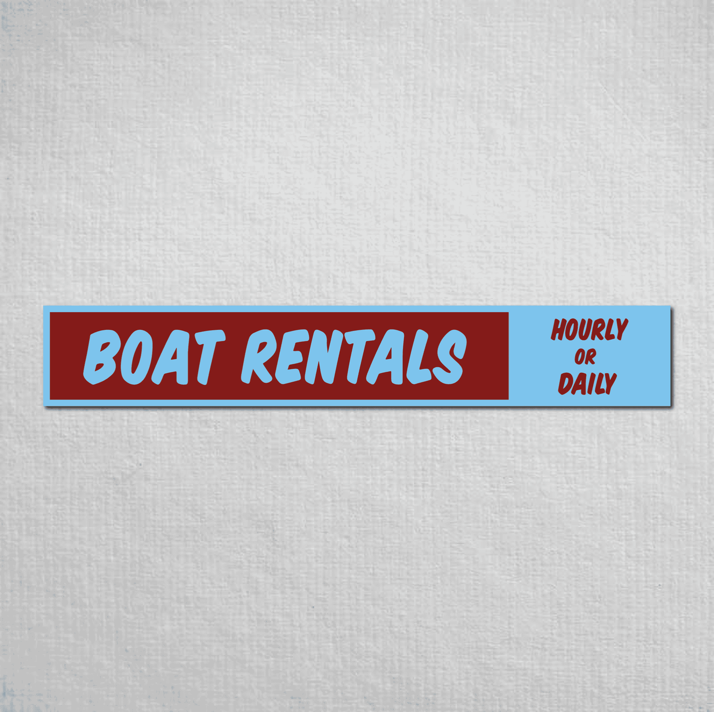 Boat Rentals Metal Sign - The Great Canadian CompanyBOAREN-1-056-030