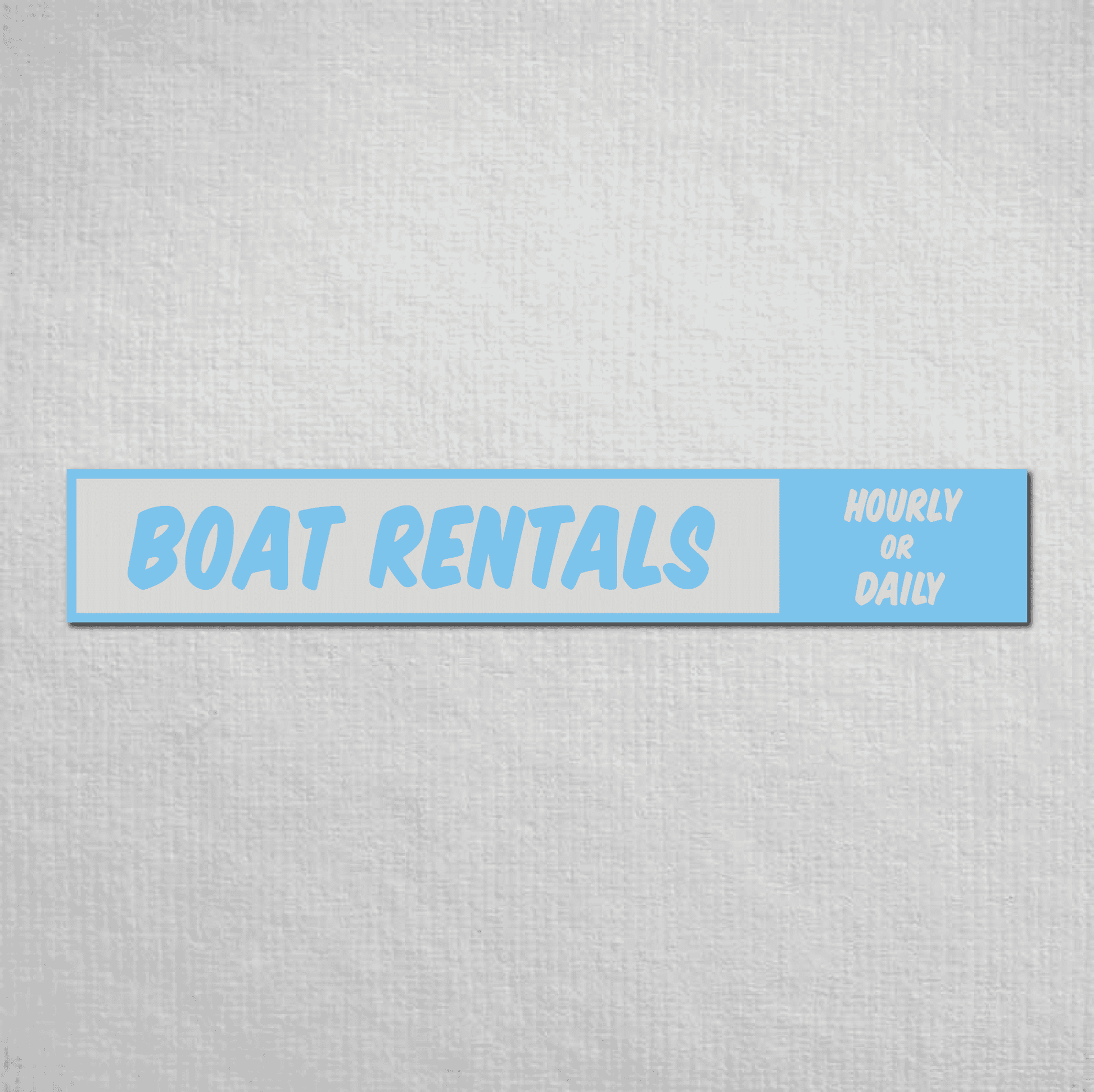 Boat Rentals Metal Sign - The Great Canadian CompanyBOAREN-1-056-072