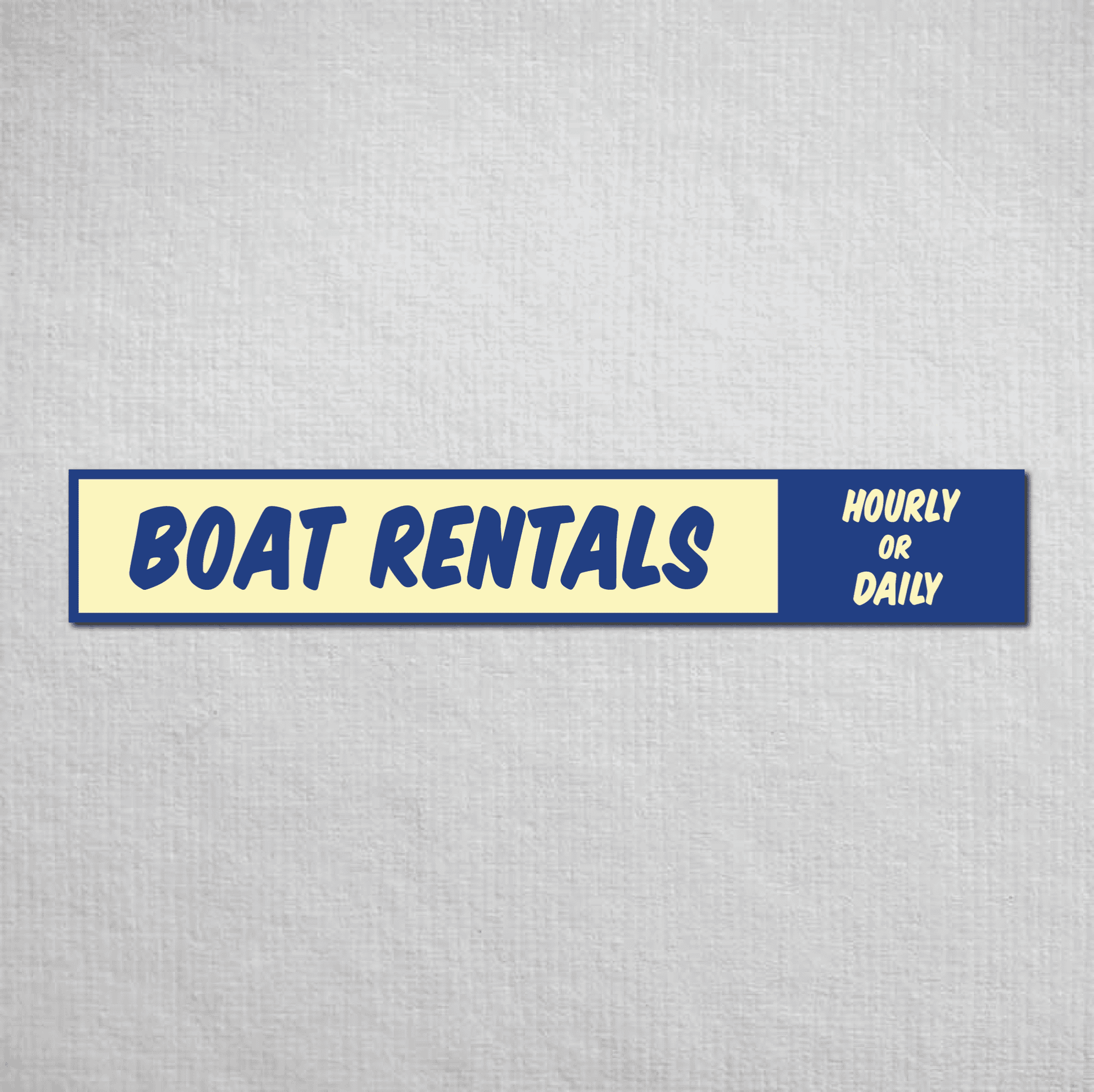 Boat Rentals Metal Sign - The Great Canadian CompanyBOAREN-1-098-023