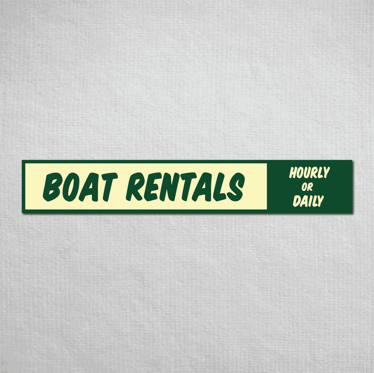 Boat Rentals Metal Sign - The Great Canadian CompanyBOAREN-1-613-023