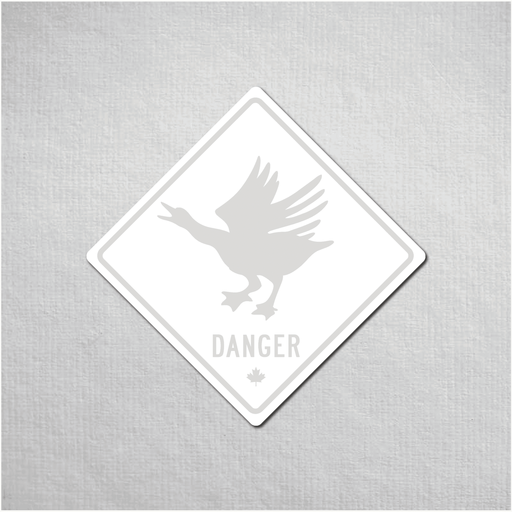 Canadian Goose Mini Danger Metal Sign - The Great Canadian CompanyCANGOO-1-010-072