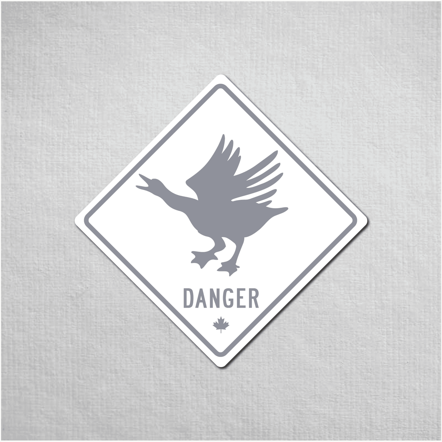 Canadian Goose Mini Danger Metal Sign - The Great Canadian CompanyCANGOO-1-010-076