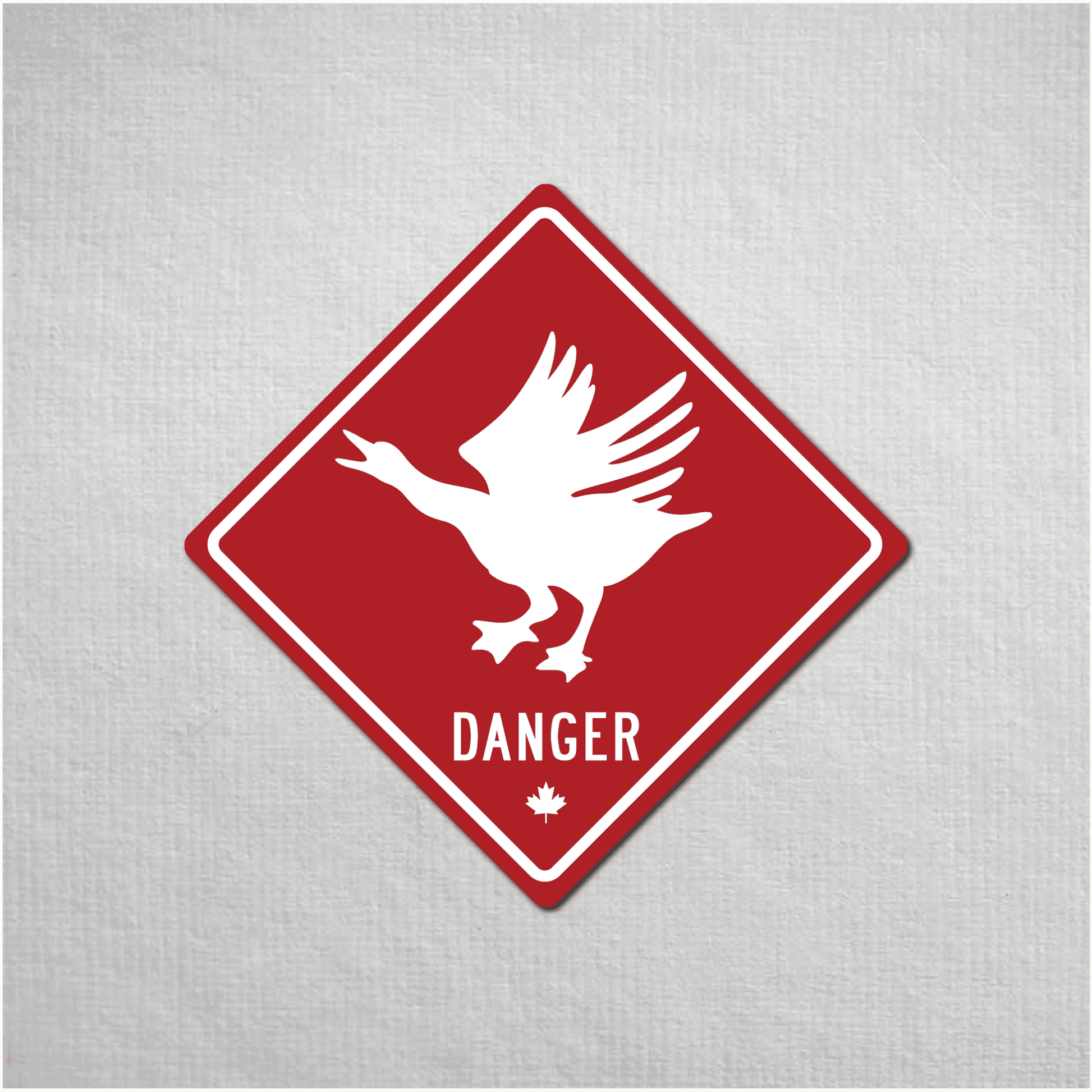 Canadian Goose Mini Danger Metal Sign - The Great Canadian CompanyCANGOO-1-031-010