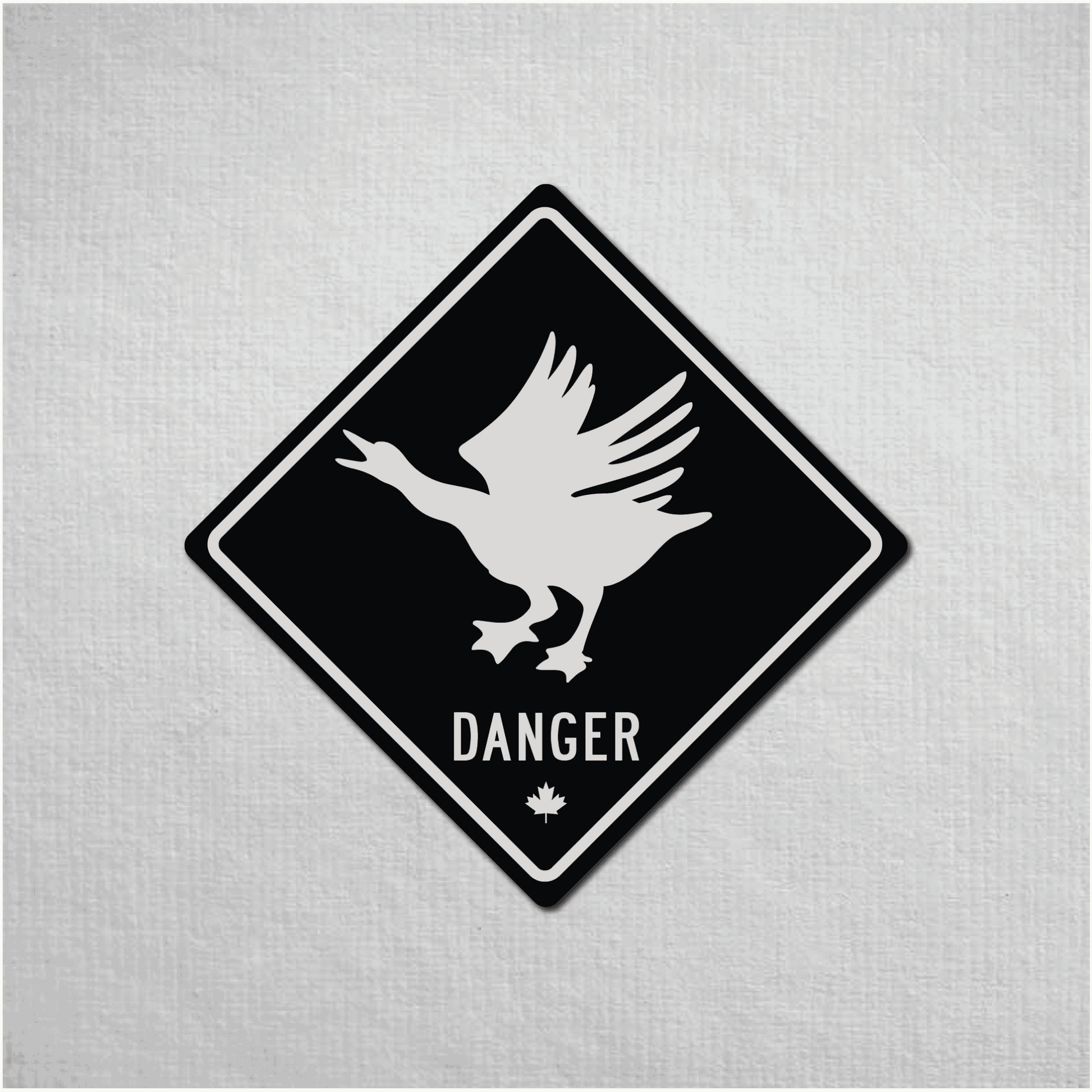 Canadian Goose Mini Danger Metal Sign - The Great Canadian CompanyCANGOO-1-070-072