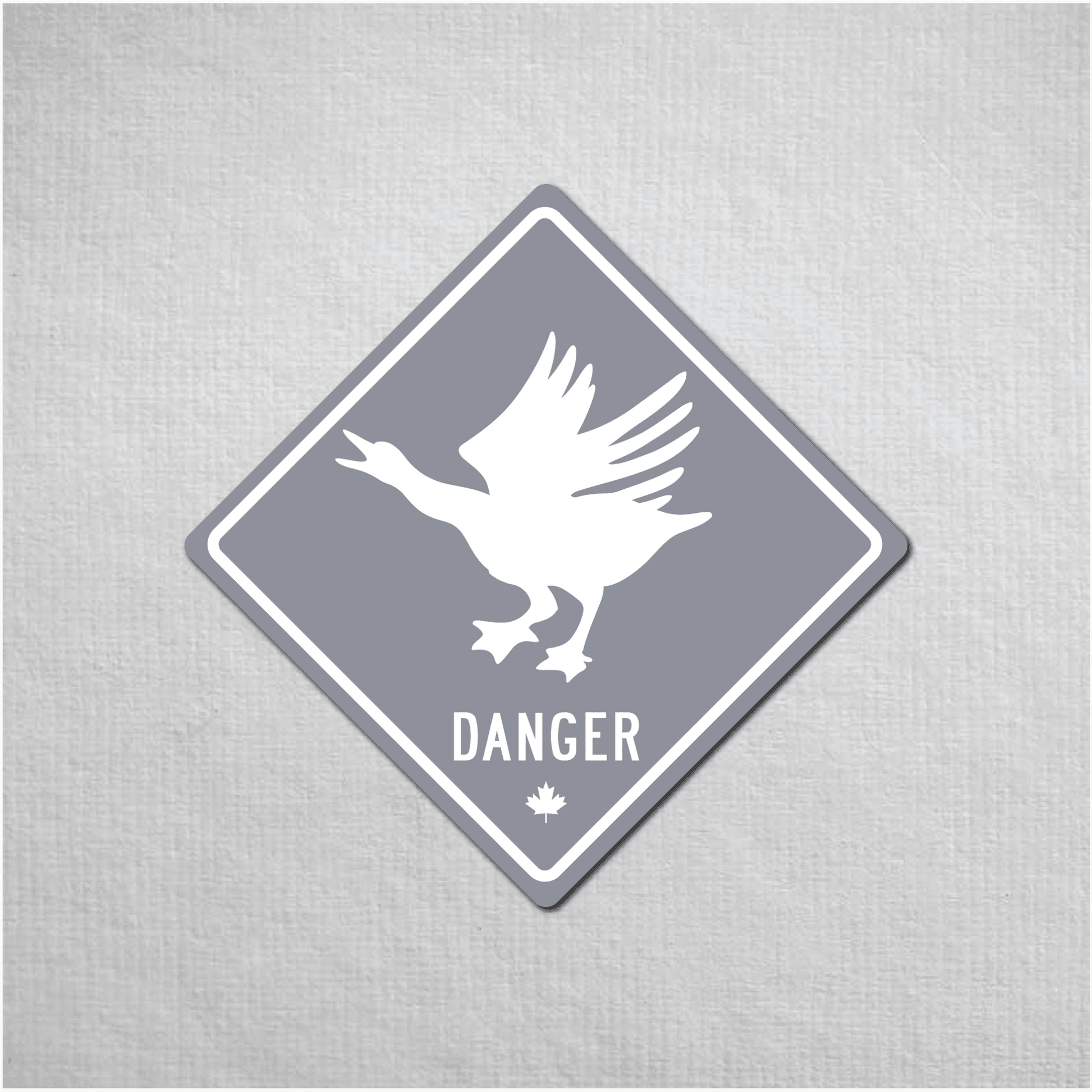 Canadian Goose Mini Danger Metal Sign - The Great Canadian CompanyCANGOO-1-076-010