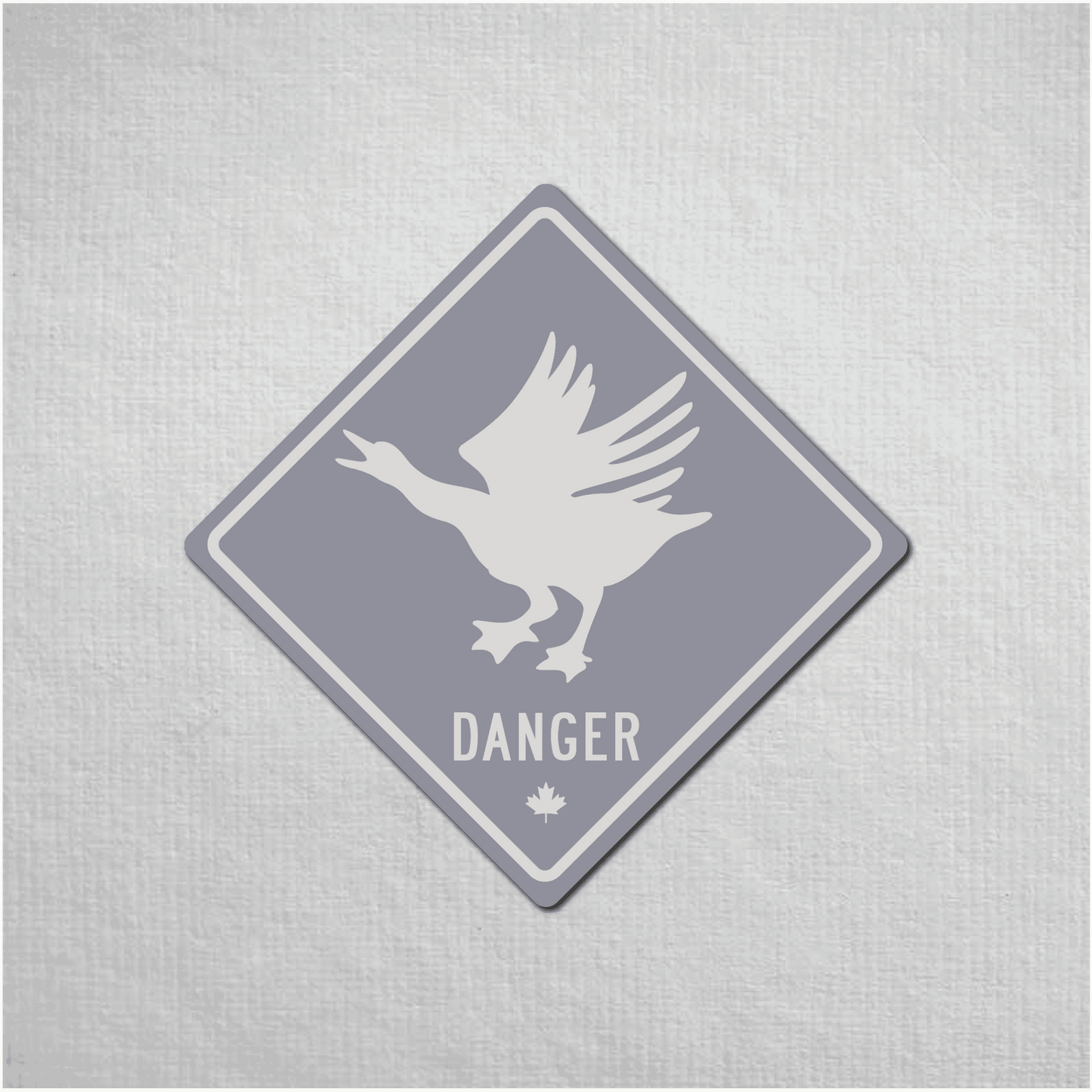 Canadian Goose Mini Danger Metal Sign - The Great Canadian CompanyCANGOO-1-076-072