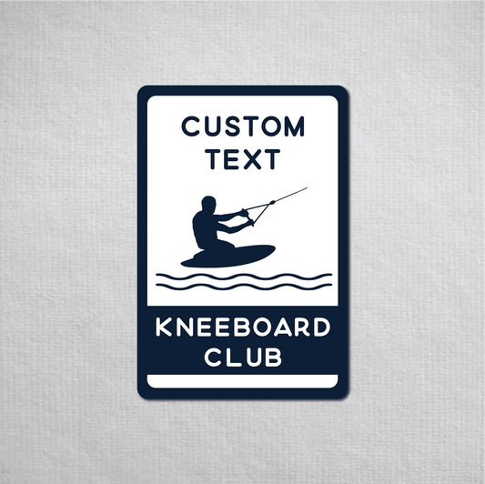 Custom Kneeboard Club Metal Sign - The Great Canadian CompanyKNEEBRD-1