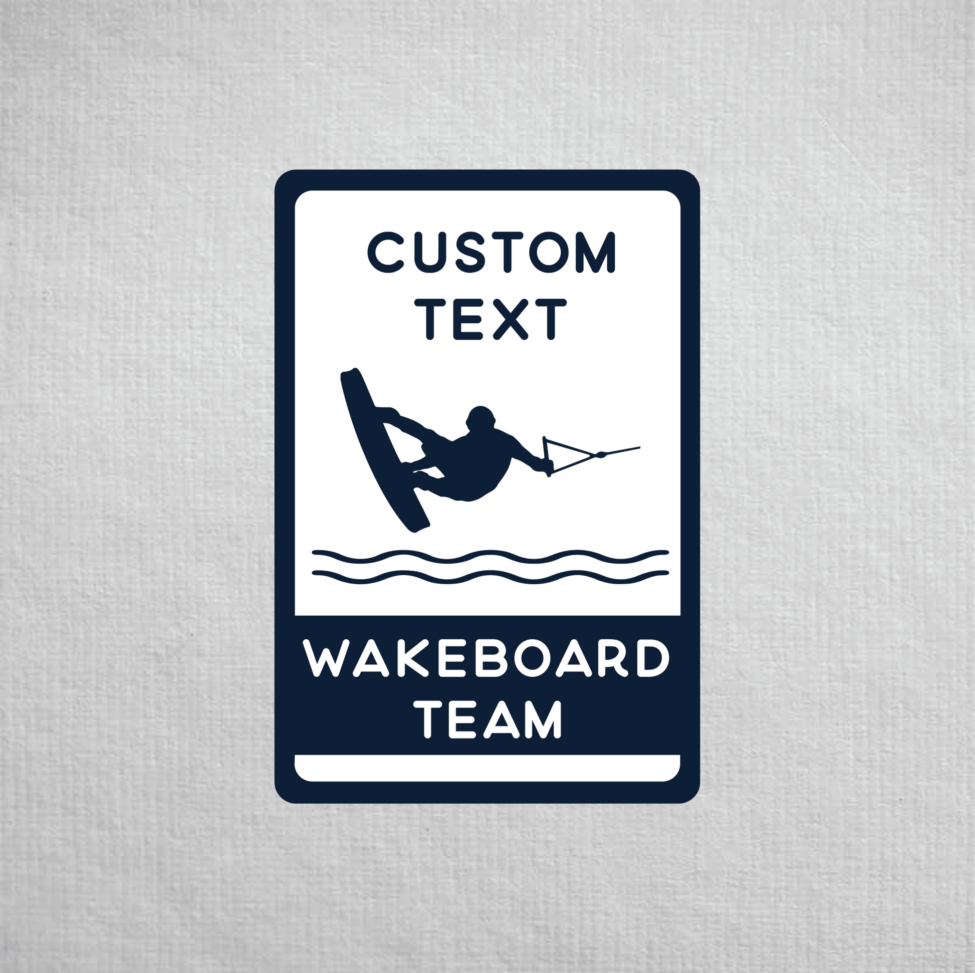 Custom Wakeboard Team Metal Sign - The Great Canadian CompanyWAKBRD-1