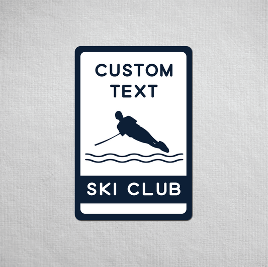 Custom Waterski Club Metal Sign - The Great Canadian CompanyWATSKI-2