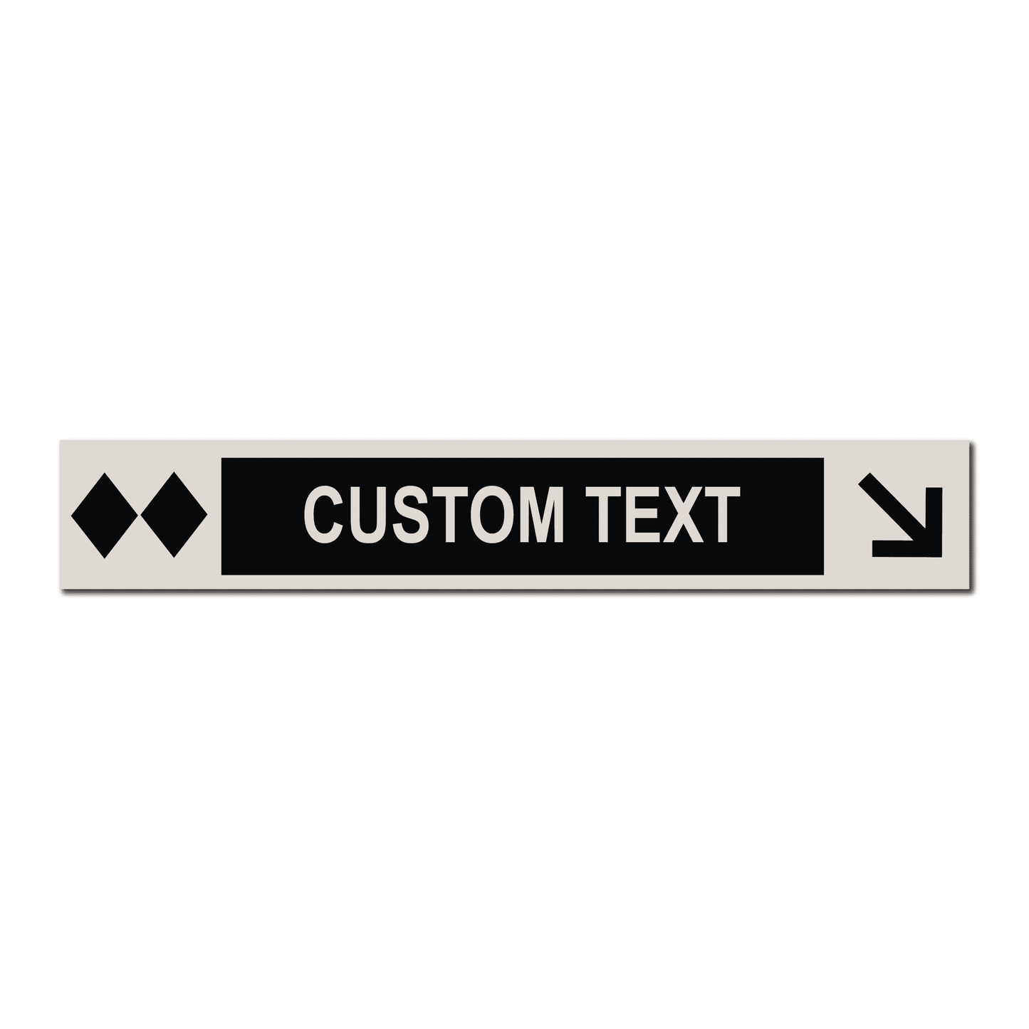 Double Black Diamond Run - Personalized Ski Run Directional Sign - The Great Canadian CompanySKI-RUN-406