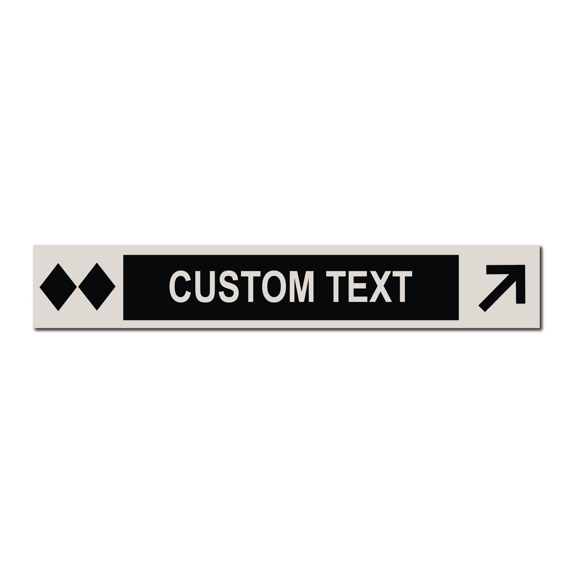 Double Black Diamond Run - Personalized Ski Run Directional Sign - The Great Canadian CompanySKI-RUN-408