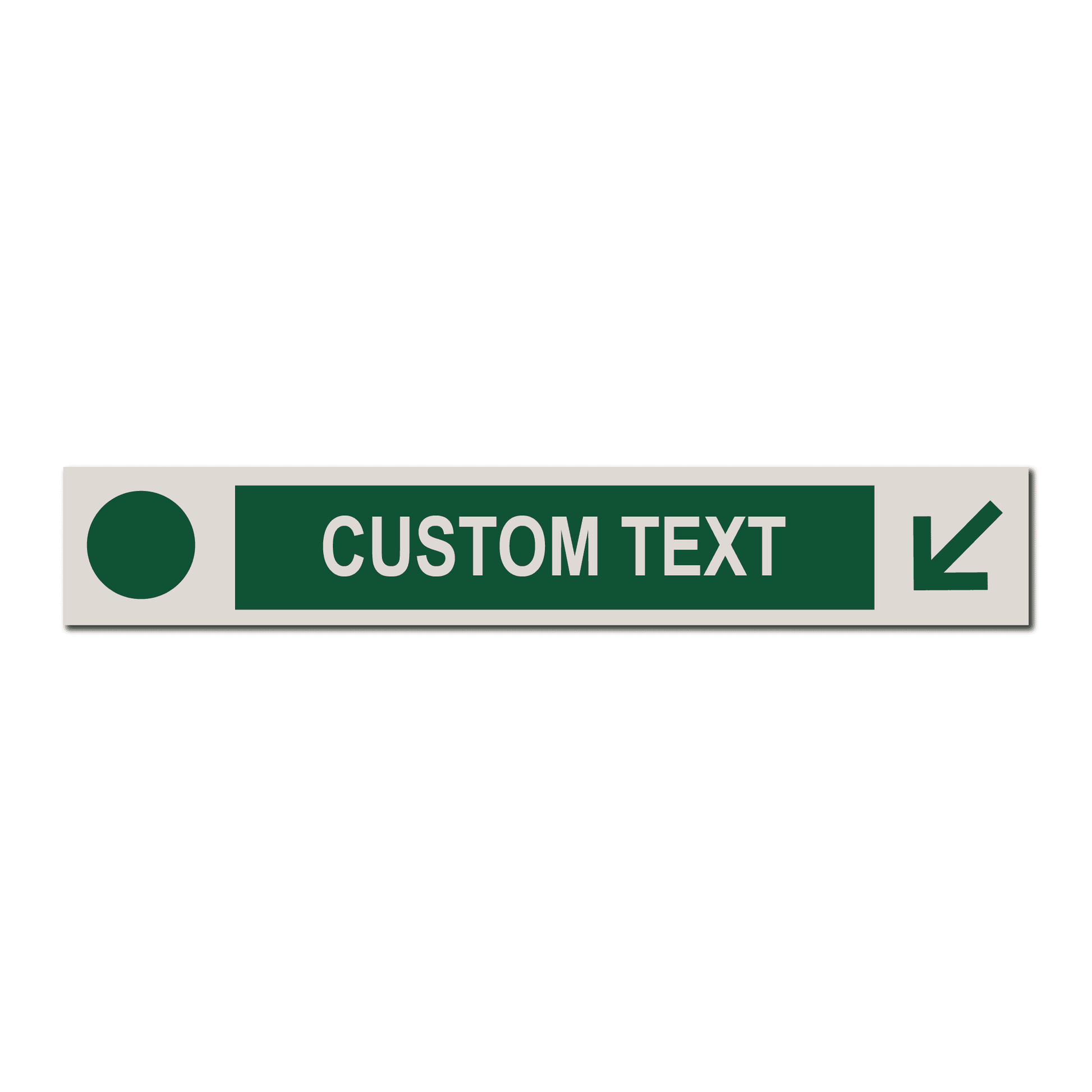 Green/Easy Run - Personalized Ski Run Directional Sign - The Great Canadian CompanySKI-RUN-104