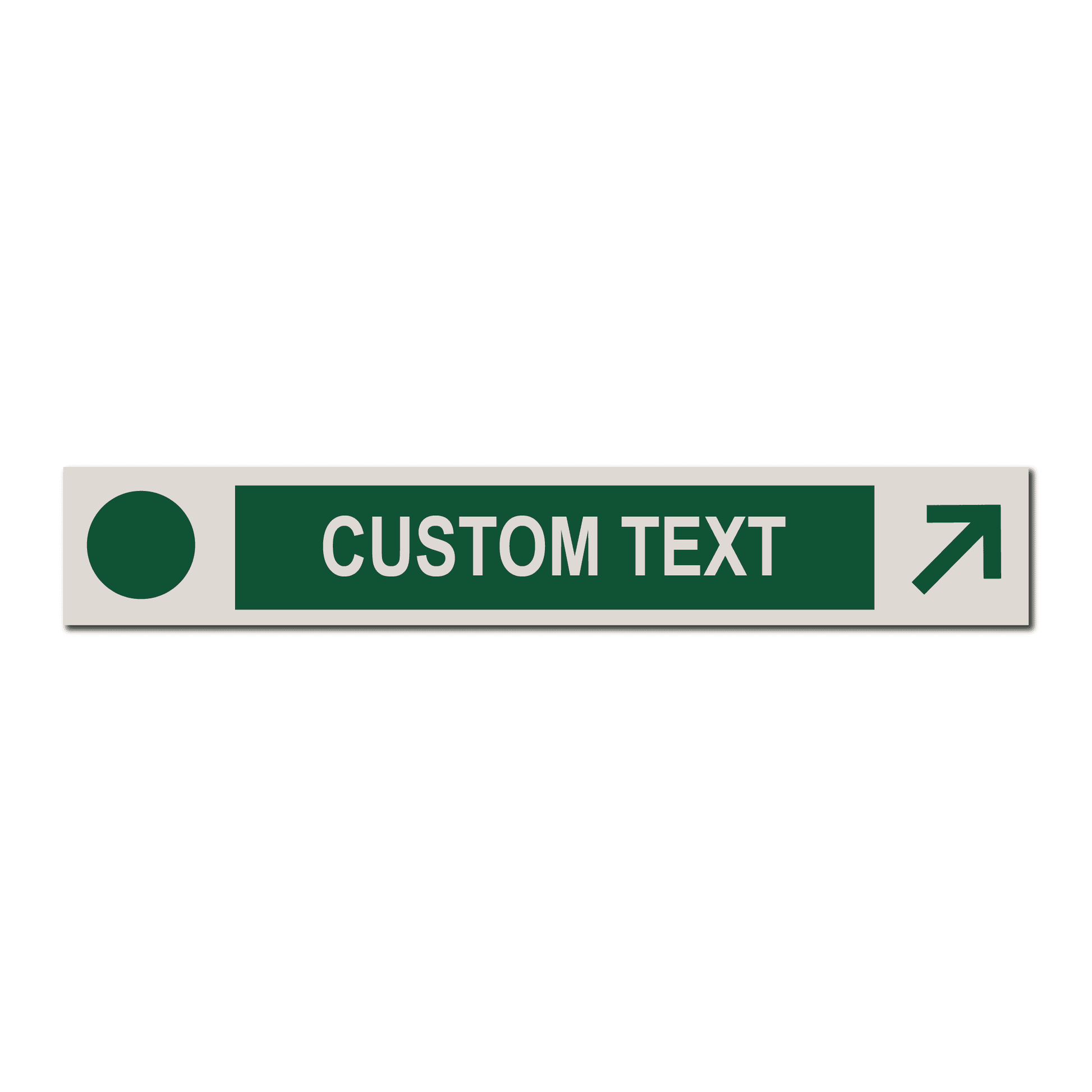 Green/Easy Run - Personalized Ski Run Directional Sign - The Great Canadian CompanySKI-RUN-108