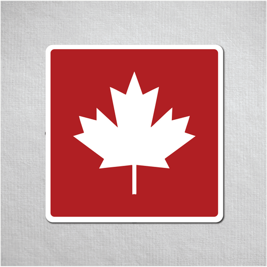 Maple Leaf Mini Metal Sign - The Great Canadian CompanyCANADA-4