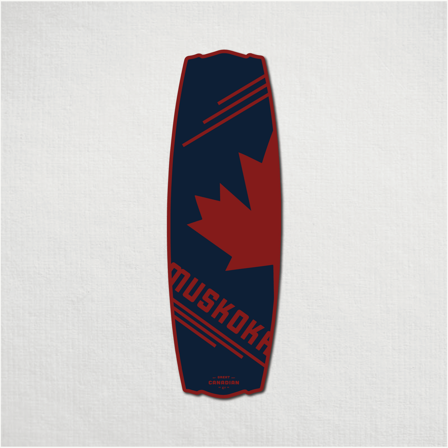 Muskoka Wakeboard Sticker - The Great Canadian CompanyWAKBRD-2