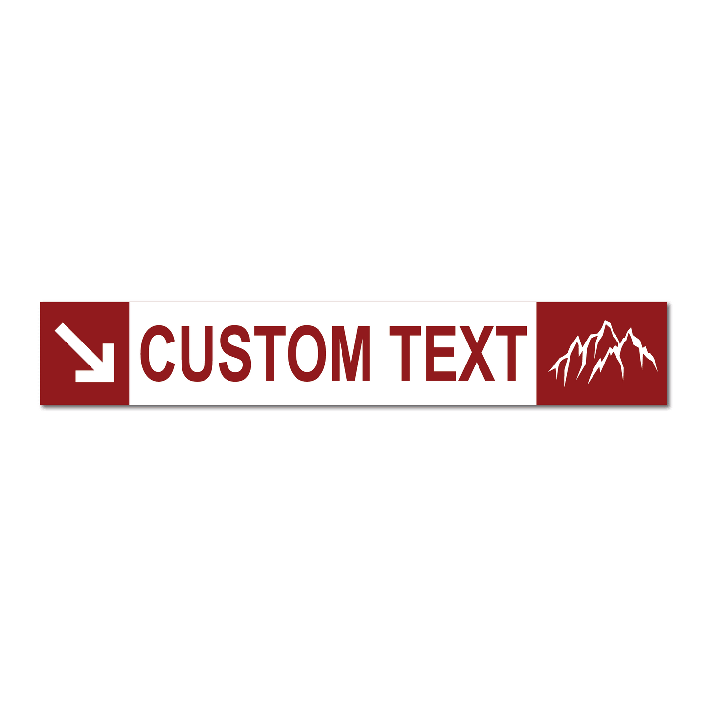 Personalized Ski Lodge Metal Sign - The Great Canadian Company